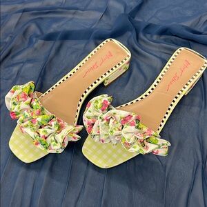 Floral Ruffle Women Shoes